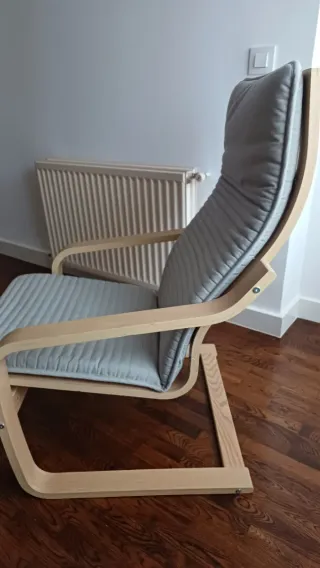 Sillón IKEA modelo PÖANG Madera beige