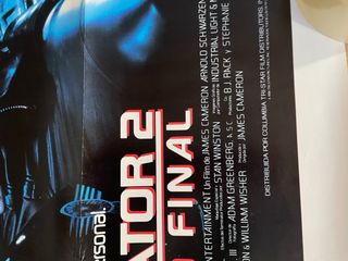 Cartel original Terminator 2 El Juicio Final 1990