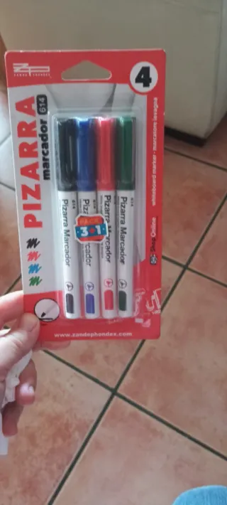 Pizarra caballete de madera