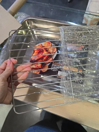 Bandeja Horno Acero Inoxidable Menax 40x28