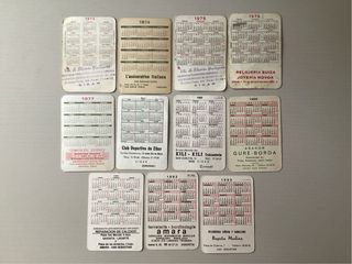 11 Calendarios Bolsillo Paisajes