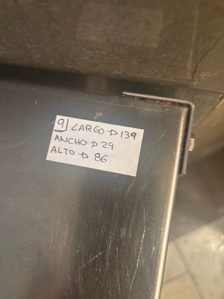 Mesa de trabajo acero inoxidable