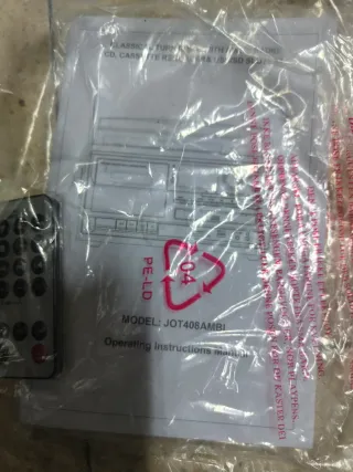 Tocadiscos JOPOSTAR Negro