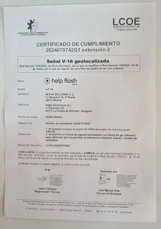 Balizas v16 homologadas dgt