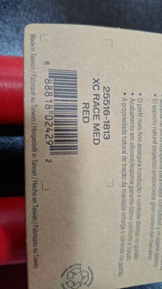 Punhos BTT Specialized XC Race Slip On Vermelho