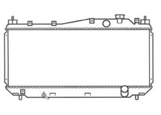 Radiador HONDA Civic VI 01- (favo e caixas em aluminio)