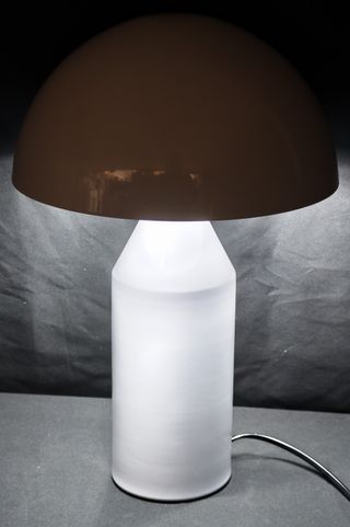 Lampada da tavolo stile space age vintage