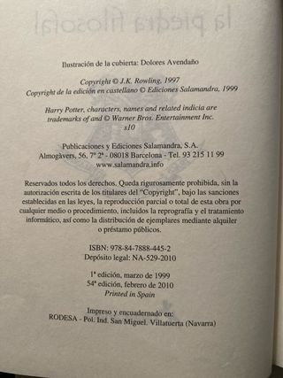 Harry Potter Y La Piedra Filosofal
