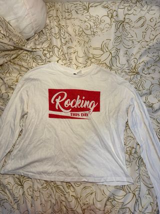 Camiseta H&M Manga Larga Talla S