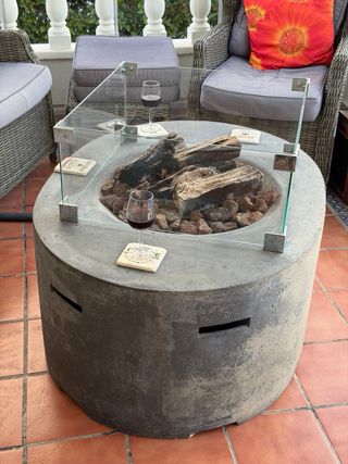 Mesa Fuego Happy Cocoon Gas Jardín/Terraza