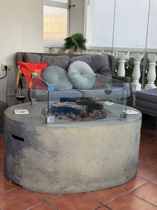 Mesa Fuego Happy Cocoon Gas Jardín/Terraza