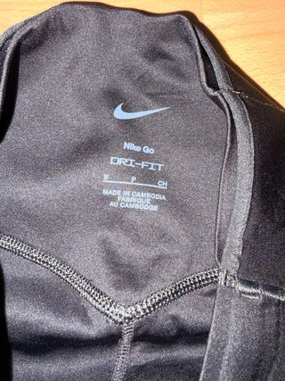 Mallas Nike 7/8 GO MR Mujer Negras