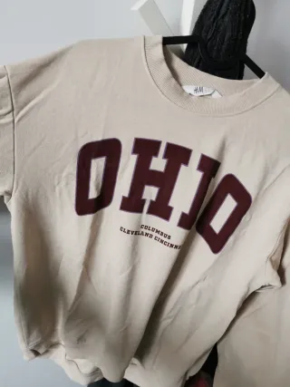 Sudadera H&M Ohio Beige