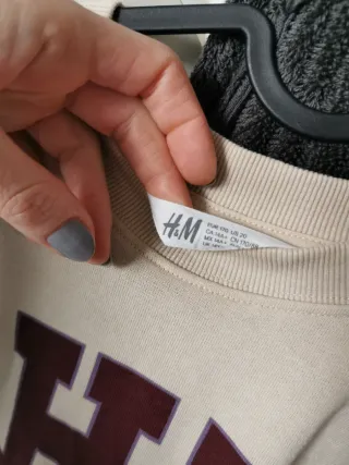 Sudadera H&M Ohio Beige