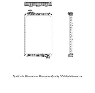 Radiador MERCEDES Axor 02-04