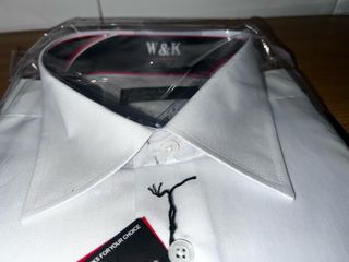 Lote 2 Camisas Manga Corta W&K Blancas