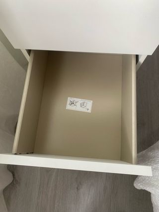 Cómoda Malm 6 cajones blanca