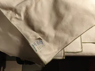 12 servilletas vintage bordadas a mano