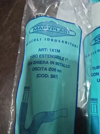 Tubo flessibile scarico lavello Maryplast