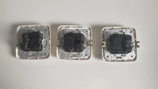 Mecanismo Simon 27 dobles marfil