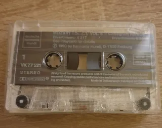 Cassette Mozart: Eine Kleine Nachtmusik