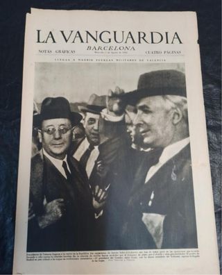 La vanguardia. Barcelona. 5 de agosto de 1936