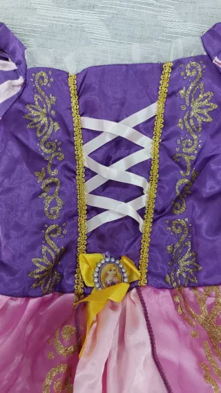 Vestito Carnevale Disney Rapunzel Principessa