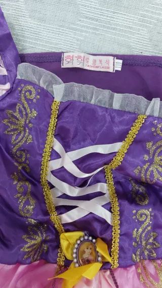 Vestito Carnevale Disney Rapunzel Principessa