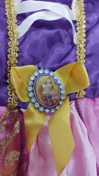Vestito Carnevale Disney Rapunzel Principessa