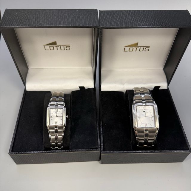 Pareja reloj Lotus quartz hombre y mujer