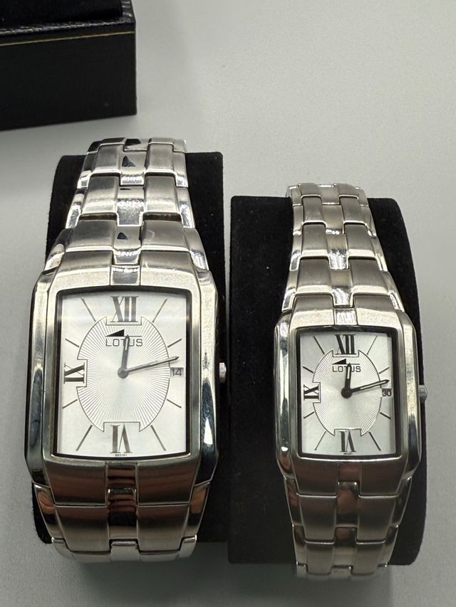 Pareja reloj Lotus quartz hombre y mujer