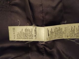 Chaqueta de cuero marrón