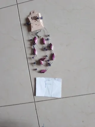 Collar y pendientes Bilo espiral plata