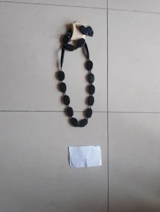 Collar y pendientes Bilo espiral plata