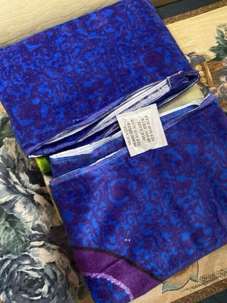 Toalla de forro polar con diseño de león