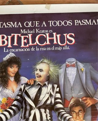 Cartel original Beetlejuice (Bitelchus) 1988