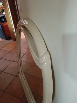 Espejo Beige Estilo Art Decó