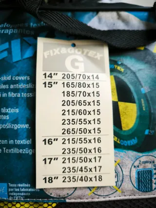 Cadenas nieve textiles