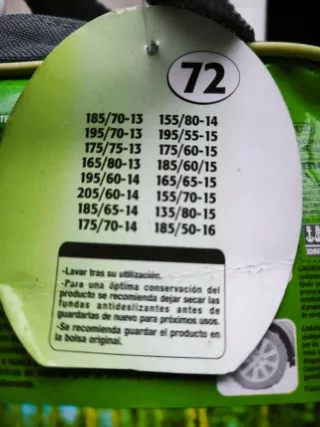 Cadenas nieve textiles