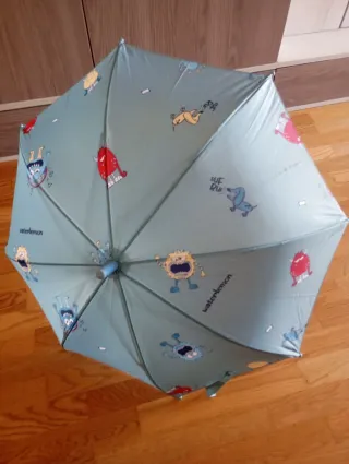Paraguas infantil con dibujos divertidos