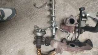 Turbo y rampa de inyección