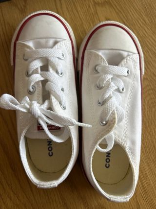 Talla 26 Converse Blancas Niña/o