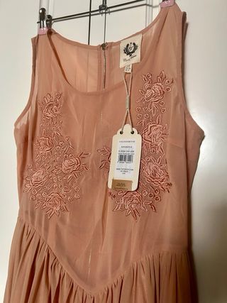 Vestido bordado nuevo fiesta bodas talla S