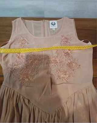 Vestido bordado nuevo fiesta bodas talla S