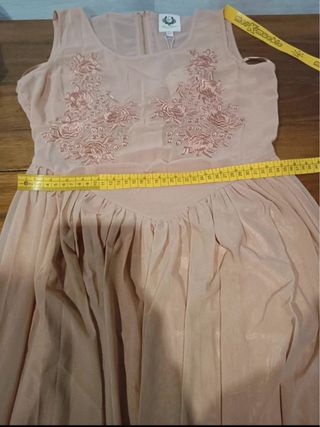 Vestido bordado nuevo fiesta bodas talla S