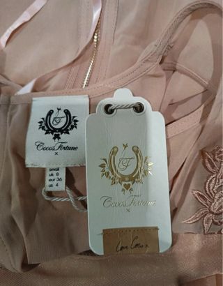 Vestido bordado nuevo fiesta bodas talla S