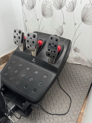 Playseat con Volante Logitech y TV