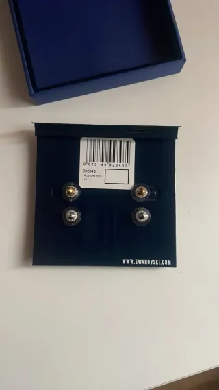 Pendientes Swarovski Dorados y Rosas