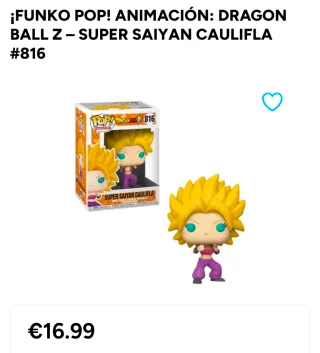 Funko Pop Dragon Ball Super Caulifla y Kale