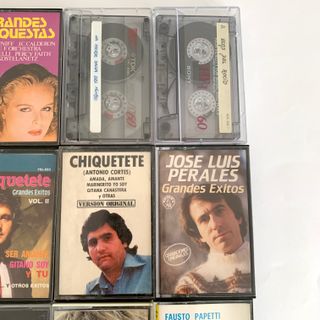 CINTAS CASSETTE VARIADAS LOTE #2